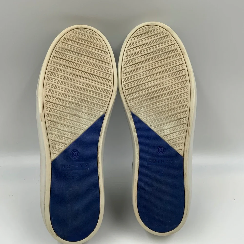 Rothys The Sneaker Womens 8.5 Grey Camo Slip On Washable Knit Shoes